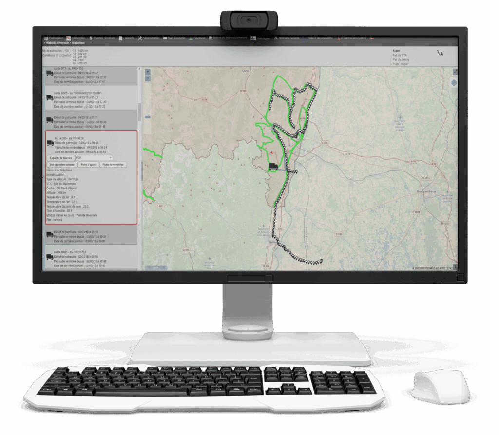 PRISM Central web interface