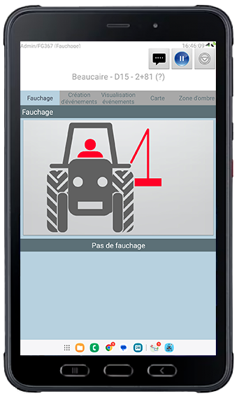 Mown interface PRISM Tablet