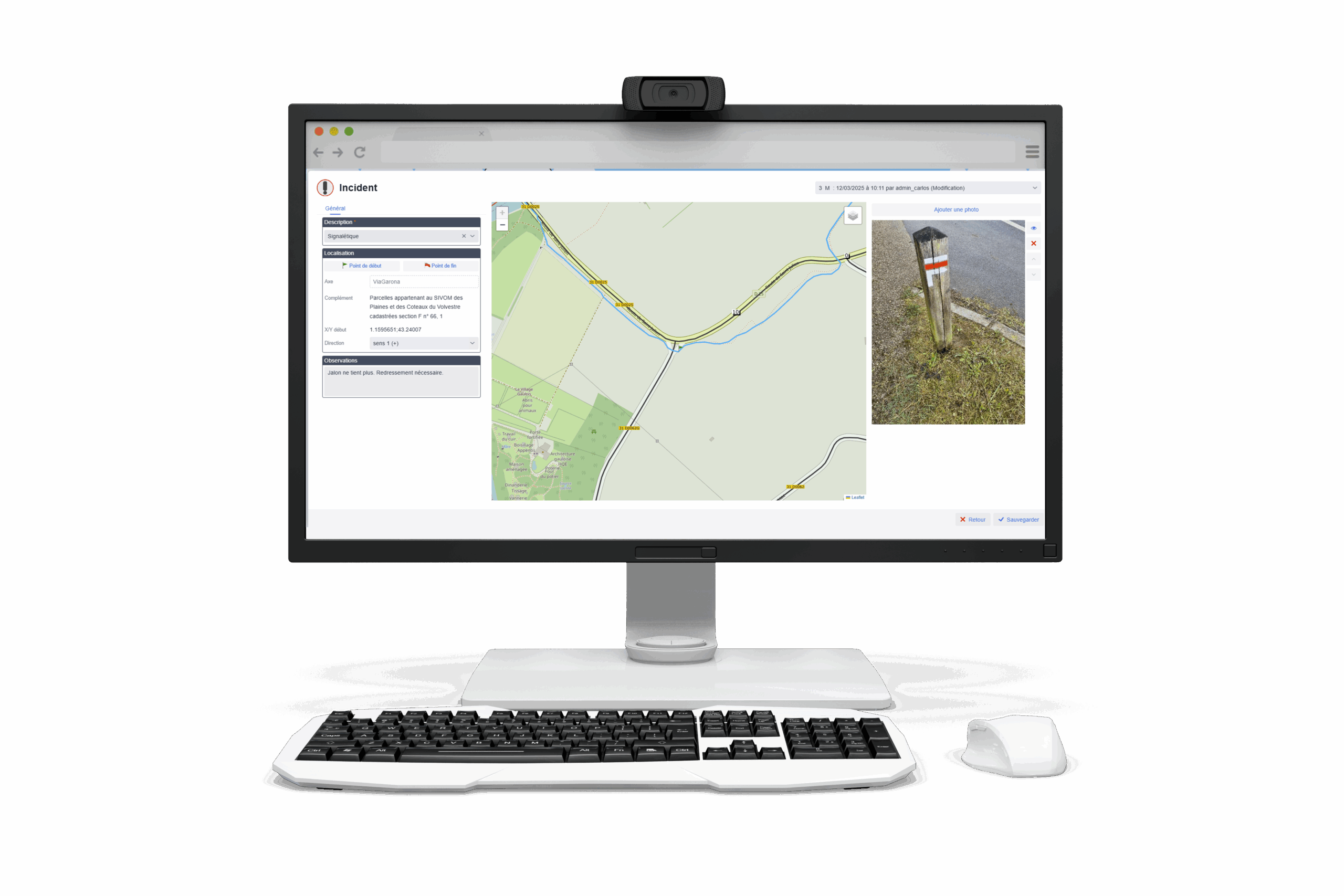 Greenway management interface PRISM Central